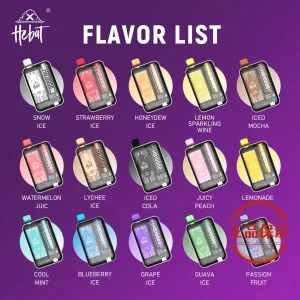 HEBAT 喜貝 10000口 拋棄式電子煙：圖片 10