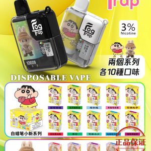 Fog Trap 霧陷阱 12000 口 拋棄式電子煙  LABUBU & 蠟筆小新聯名限定：圖片 4